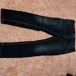 Silver Aiko mid skinny jeans